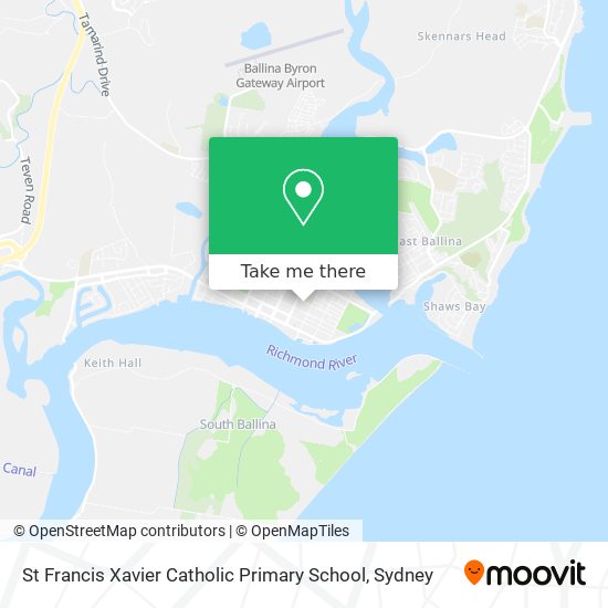 Mapa St Francis Xavier Catholic Primary School