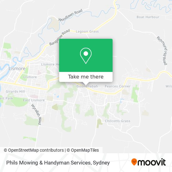 Phils Mowing & Handyman Services map