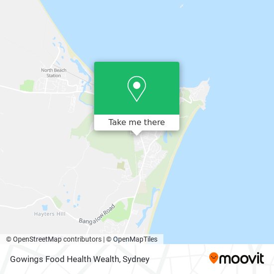 Gowings Food Health Wealth map