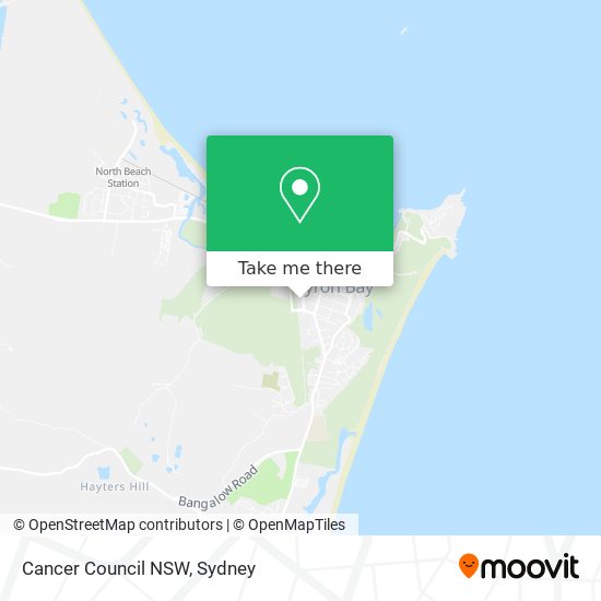 Cancer Council NSW map