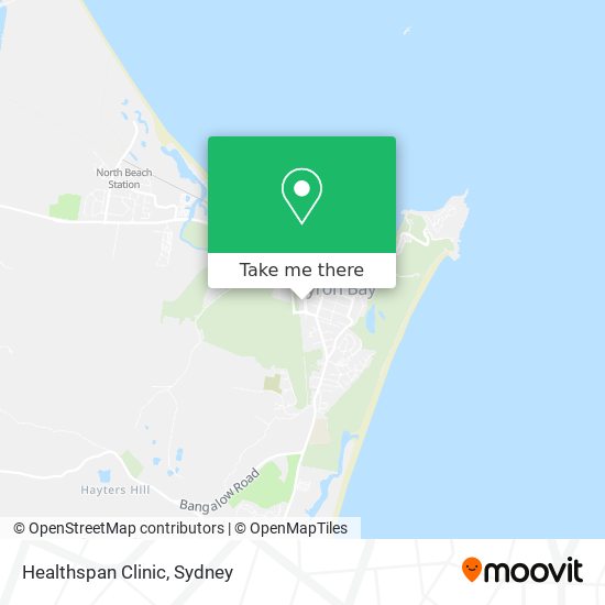 Healthspan Clinic map