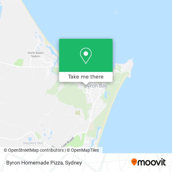 Byron Homemade Pizza map