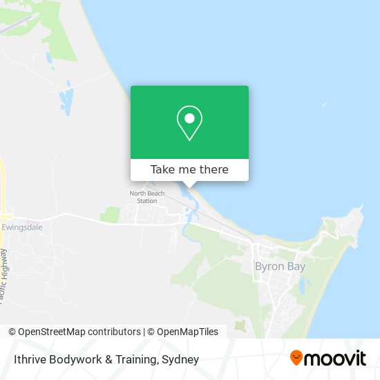 Ithrive Bodywork & Training map