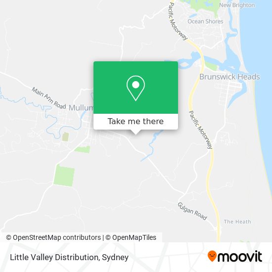 Little Valley Distribution map
