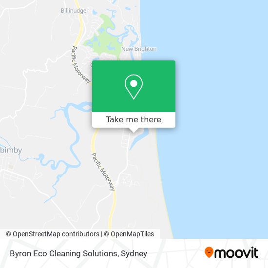 Mapa Byron Eco Cleaning Solutions