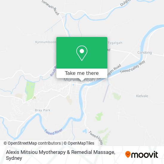 Mapa Alexis Mitsiou Myotherapy & Remedial Massage