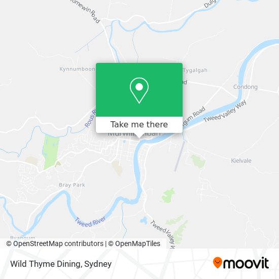 Wild Thyme Dining map