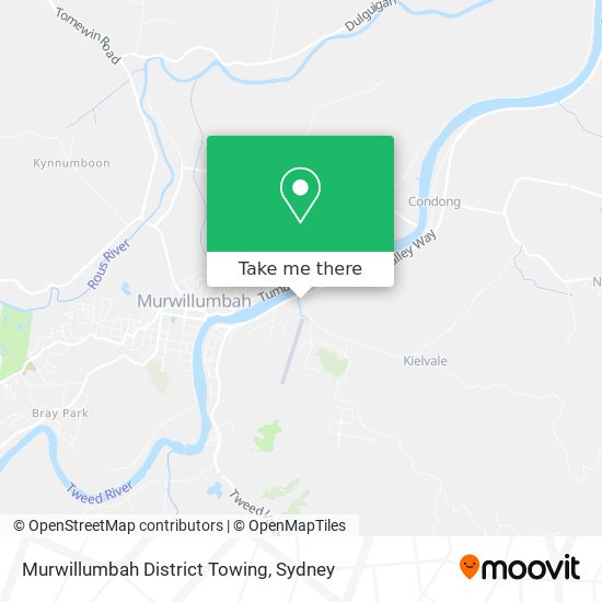 Murwillumbah District Towing map