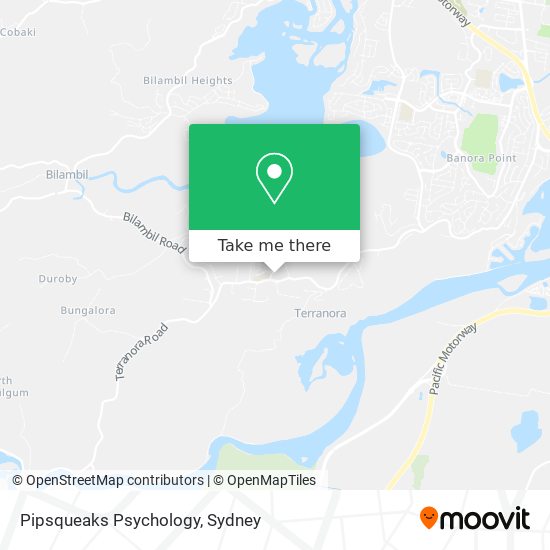 Mapa Pipsqueaks Psychology