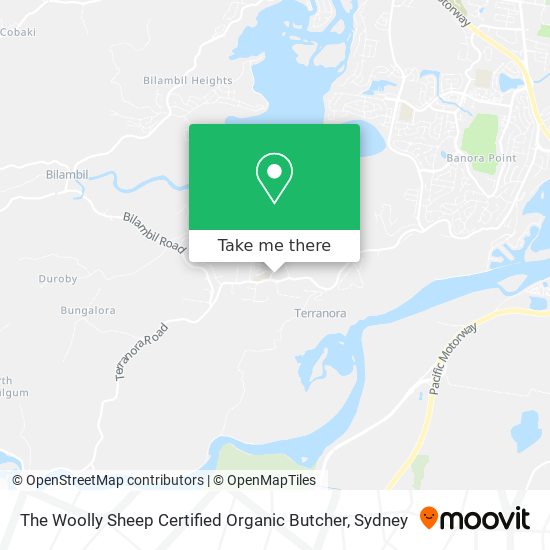 The Woolly Sheep Certified Organic Butcher map