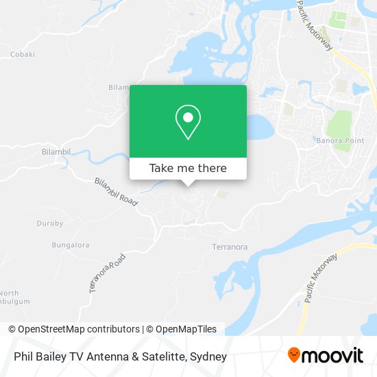 Mapa Phil Bailey TV Antenna & Satelitte