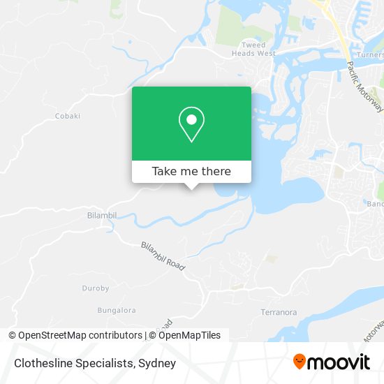 Clothesline Specialists map