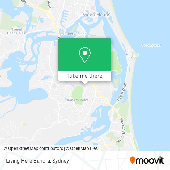 Living Here Banora map