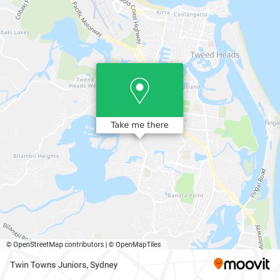Twin Towns Juniors map