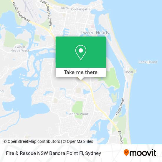 Fire & Rescue NSW Banora Point Fi map