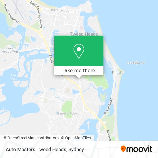 Auto Masters Tweed Heads map