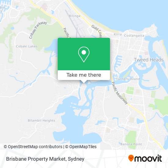 Mapa Brisbane Property Market