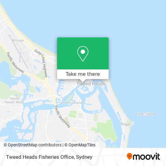 Tweed Heads Fisheries Office map