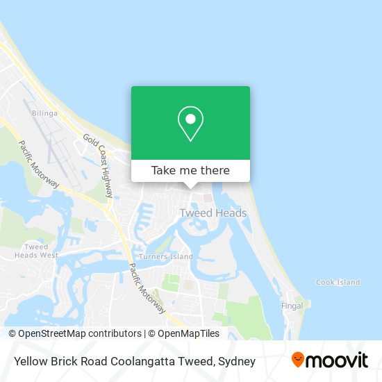 Yellow Brick Road Coolangatta Tweed map