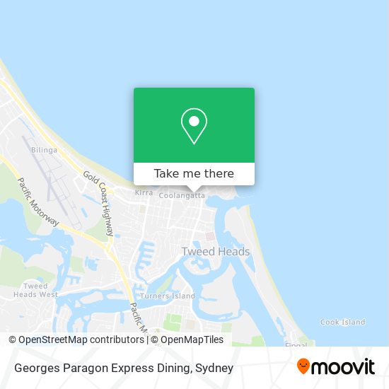 Georges Paragon Express Dining map