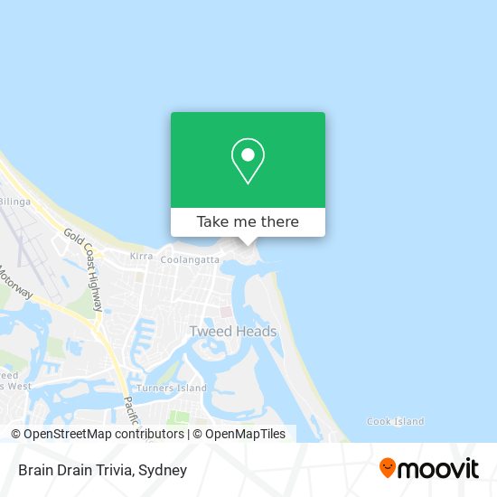Brain Drain Trivia map