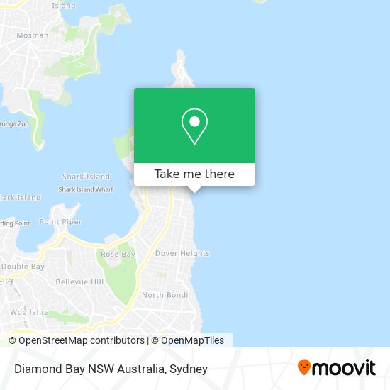 Diamond Bay NSW Australia map
