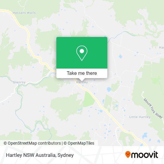 Hartley NSW Australia map