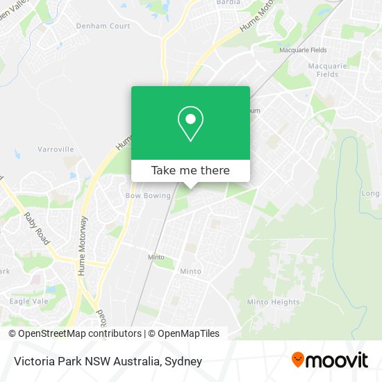 Victoria Park NSW Australia map