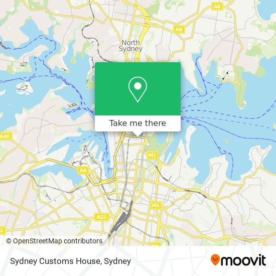 Mapa Sydney Customs House