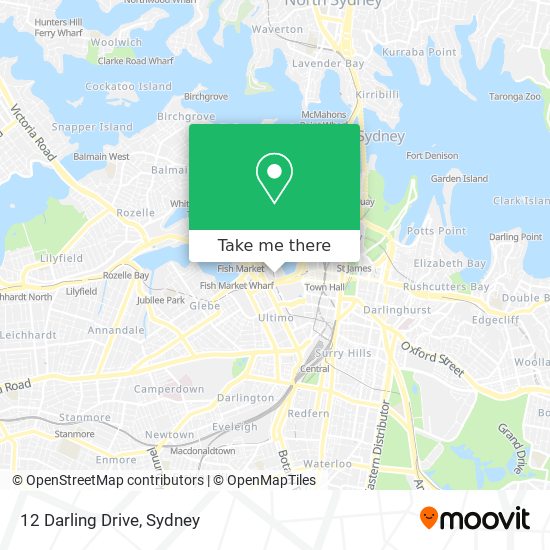 12 Darling Drive map
