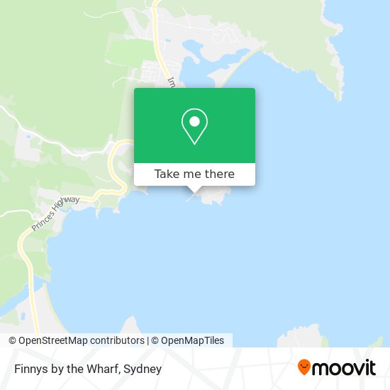 Mapa Finnys by the Wharf