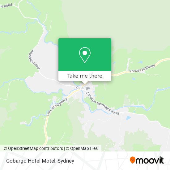 Cobargo Hotel Motel map