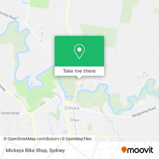 Mickeys Bike Shop map