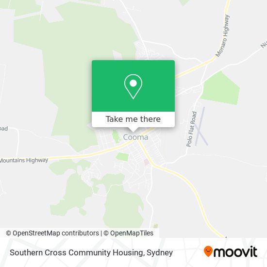 Southern Cross Community Housing map