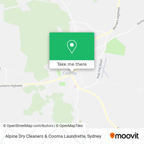 Alpine Dry Cleaners & Cooma Laundrette map