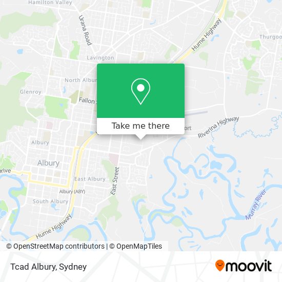 Mapa Tcad Albury