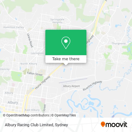 Albury Racing Club Limited map