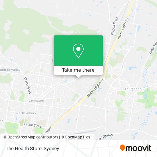 Mapa The Health Store