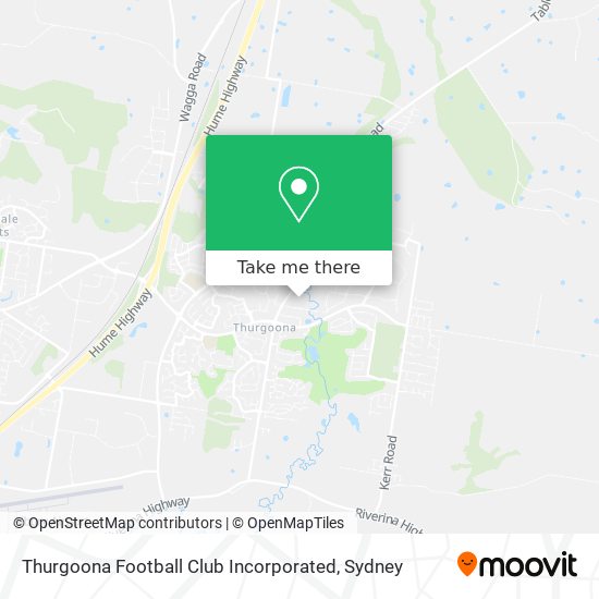 Thurgoona Football Club Incorporated map