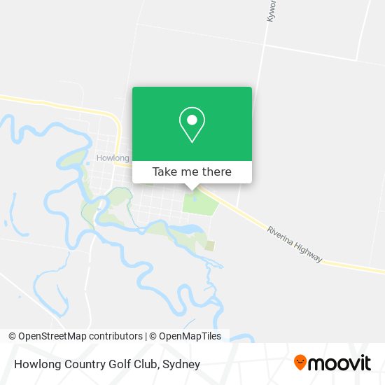 Howlong Country Golf Club map