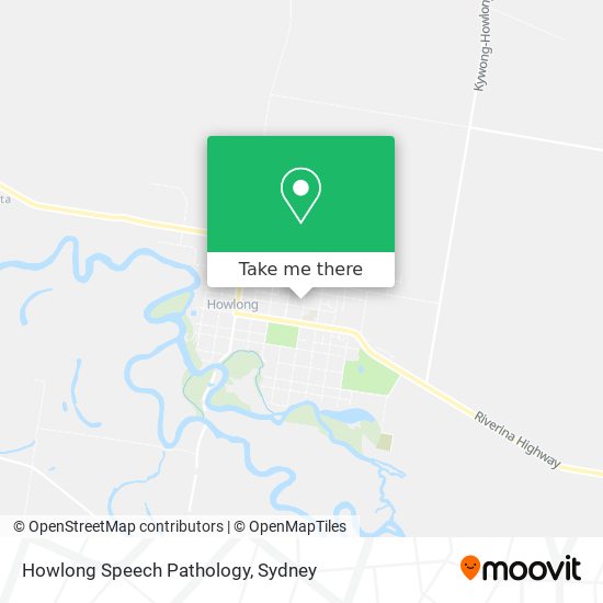 Howlong Speech Pathology map