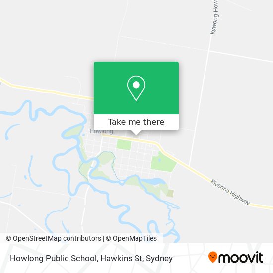 Howlong Public School, Hawkins St map