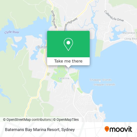 Batemans Bay Marina Resort map
