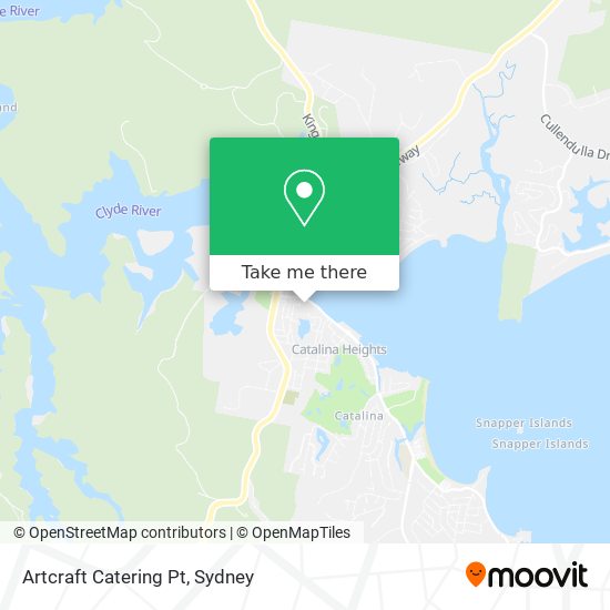Artcraft Catering Pt map