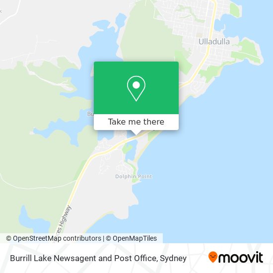 Burrill Lake Newsagent and Post Office map