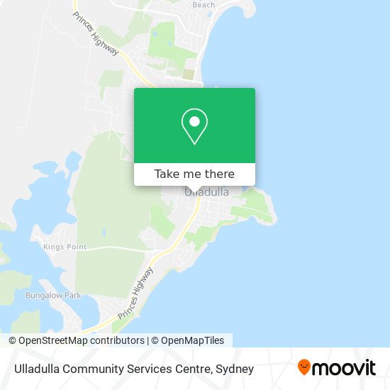 Mapa Ulladulla Community Services Centre