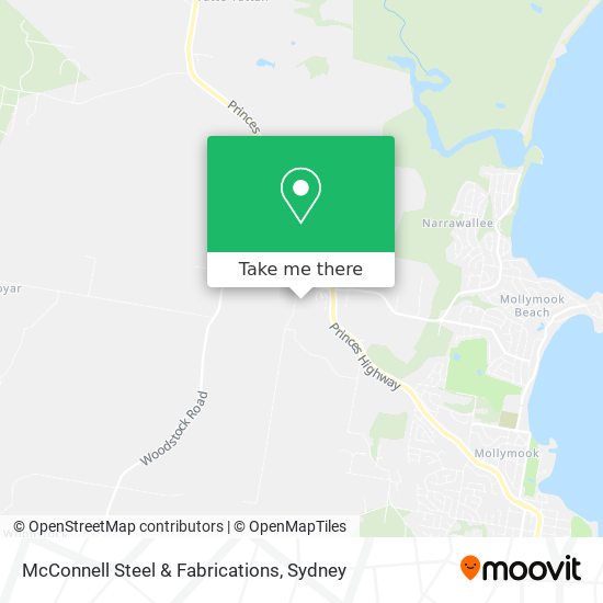 McConnell Steel & Fabrications map