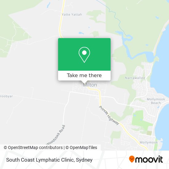 South Coast Lymphatic Clinic map