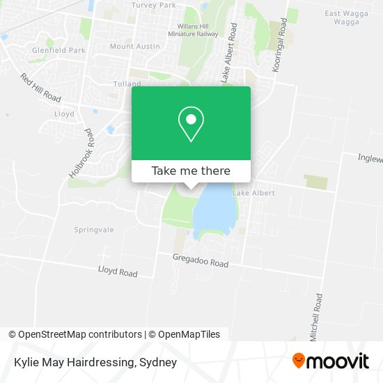 Kylie May Hairdressing map