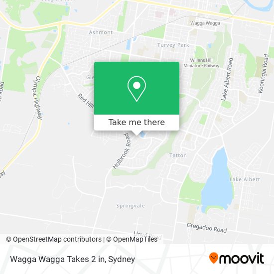 How to get to Wagga Wagga Takes 2 in in Bourkelands by Bus or Train?